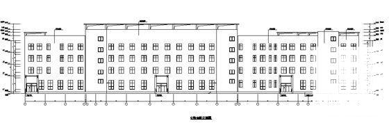 4层县级医院急诊楼建筑施工CAD图纸(消防控制中心) - 2