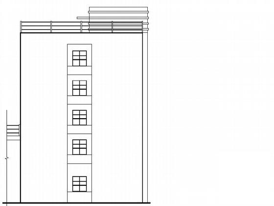 5层中医医院综合楼建筑施工CAD图纸 - 5