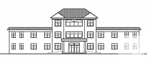 乡卫生院3层综合楼建筑施工CAD图纸（附带效果图纸） - 3