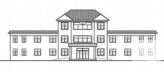 乡卫生院3层综合楼建筑施工CAD图纸（附带效果图纸） - 3