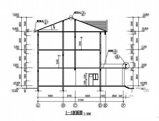 乡卫生院3层综合楼建筑施工CAD图纸（附带效果图纸） - 4