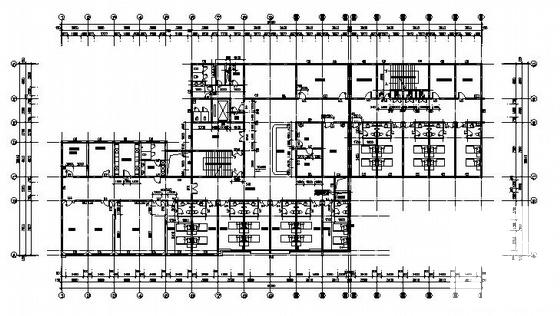 5层专科医院建筑施工CAD图纸(短肢剪力墙结构) - 1