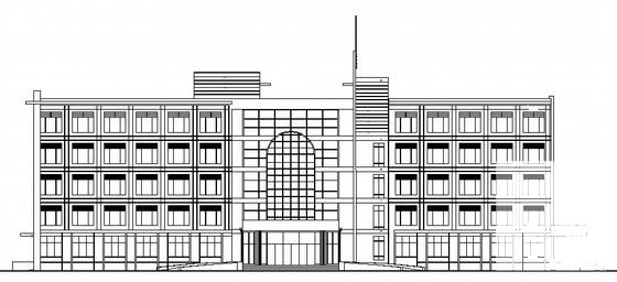 5层专科医院建筑施工CAD图纸(短肢剪力墙结构) - 3