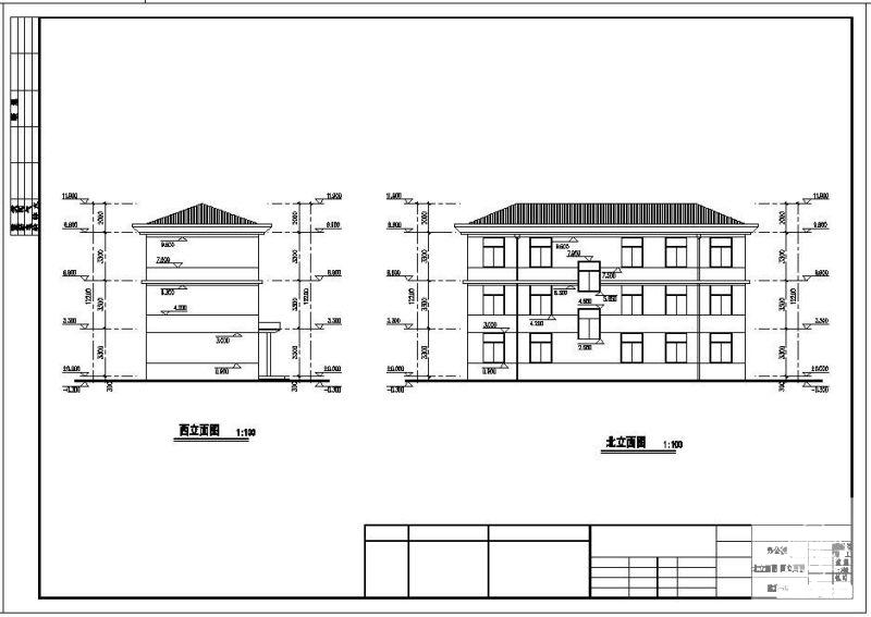 办公楼全套建筑图纸 - 4