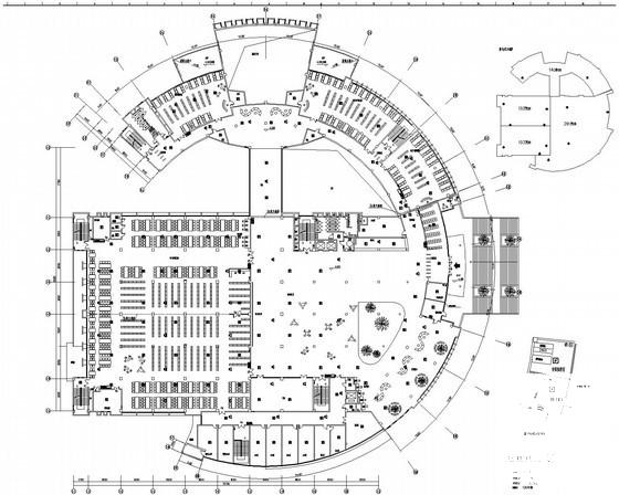 32000平米地上5层图纸书馆强弱电施工图纸 - 2