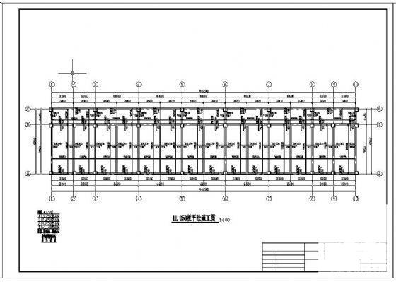 1800平米4层框架结构服装市场结构施工图纸 - 3