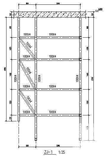钢结构平台施工图 - 3