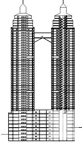 45层双子星大厦强电系统施工图纸（车库） - 1