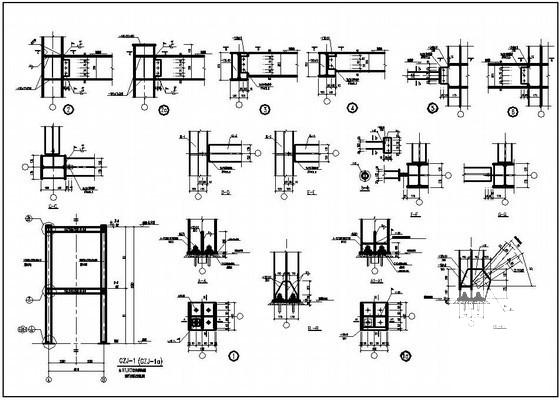 钢结构设计施工图纸 - 3