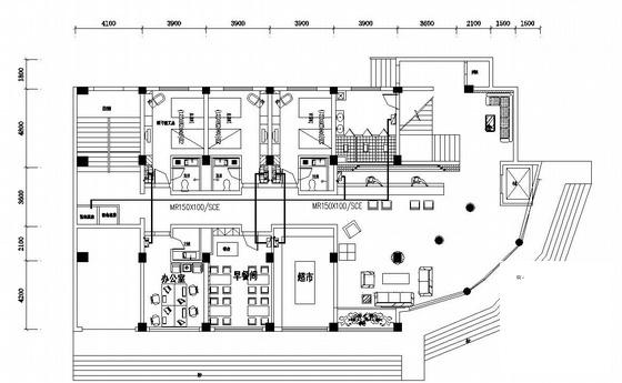 3000平米6层酒店强电施工图纸（一级负荷） - 1