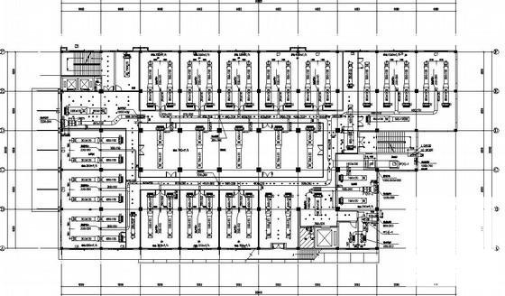 8363平米5层商务中心空调通风施工图纸 - 1
