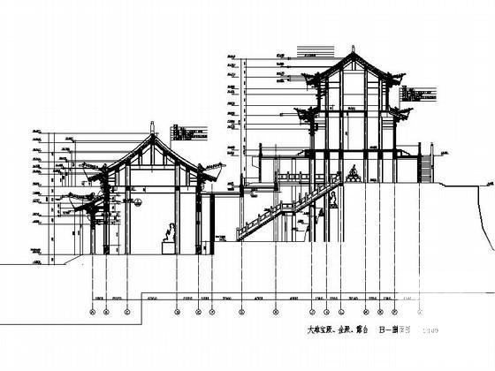 大雄宝殿建筑图纸 - 5
