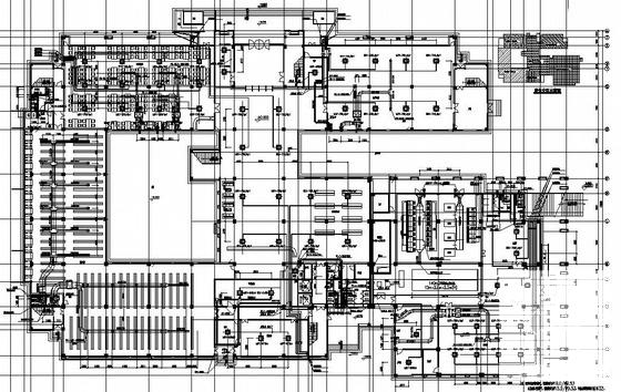 5层17600平米大学服务中心空调通风施工图纸 - 1