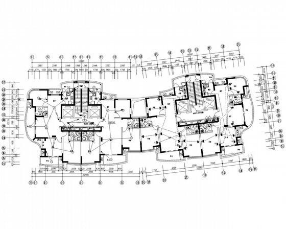 27层商住楼强电施工图纸 - 1