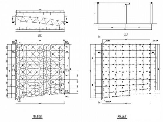 屋顶网架施工 - 1