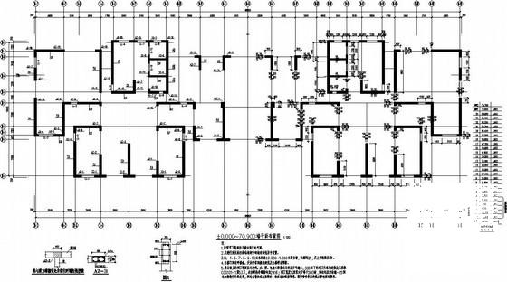 西北地区24层剪力墙住宅楼结构设计施工图纸 - 1