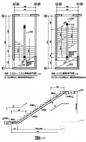 西北地区24层剪力墙住宅楼结构设计施工图纸 - 4