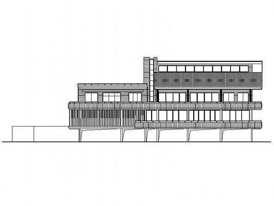 会所施工建筑图纸 - 1