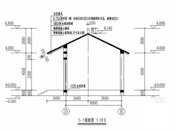 庙宇建筑图纸 - 2