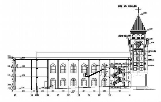 基督教堂建筑图纸 - 2