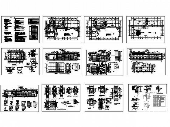 小区建筑施工图纸 - 4