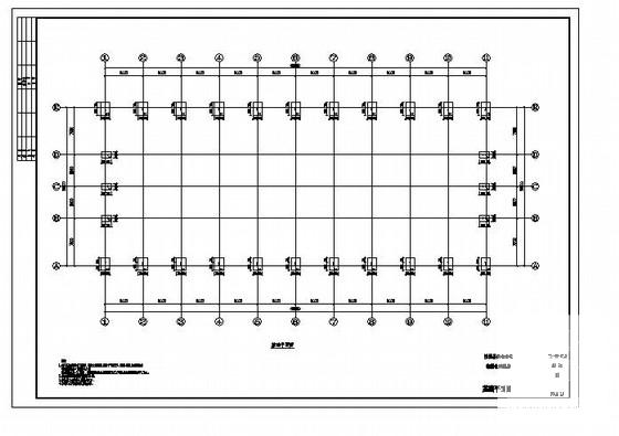 单层厂房结构施工图 - 1