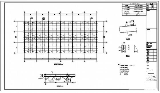 农民创业园21米×48米厂房结构设计施工大样图 - 1