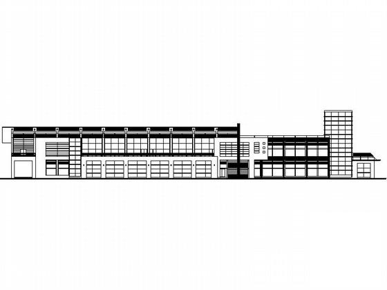 会所施工建筑图纸 - 1