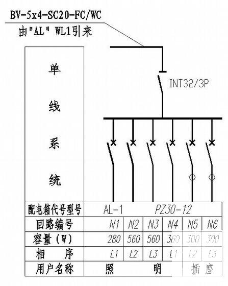 楼电气施工图纸 - 4