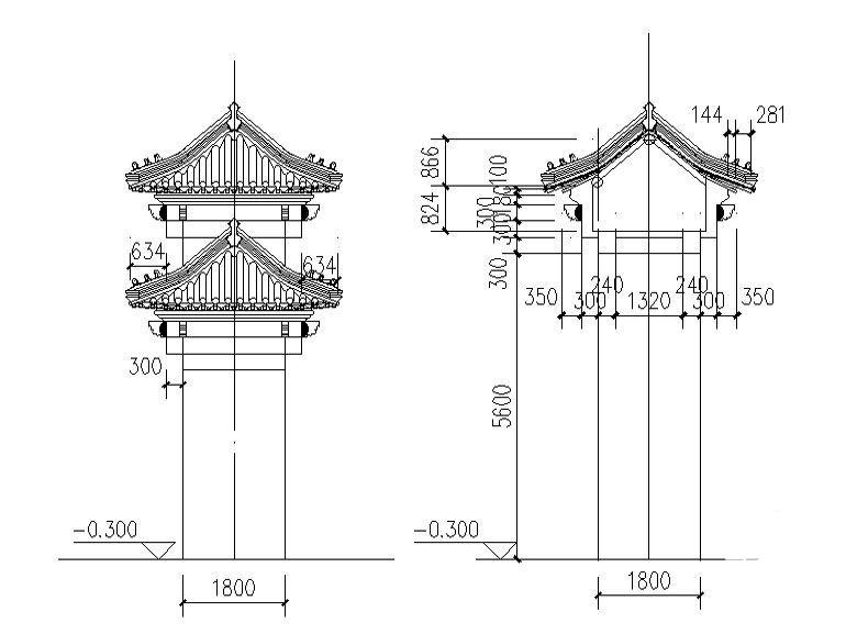 四合院建筑图纸 - 1