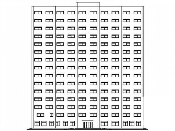 10452平方米15层旅馆建筑扩初图纸 - 1