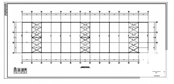 24米跨单层门钢厂房结构施工图纸（6度抗震） - 2