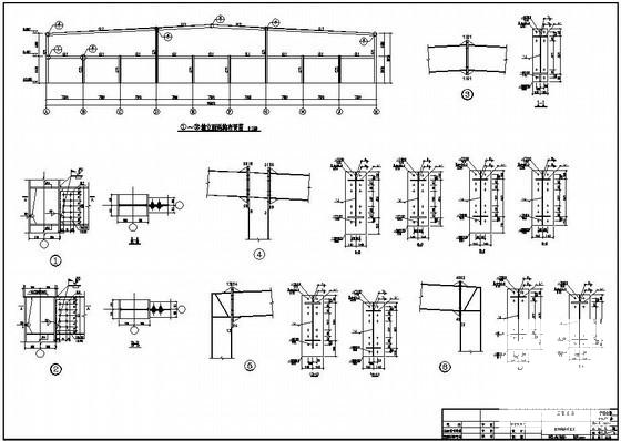 轻钢结构厂房施工图 - 4