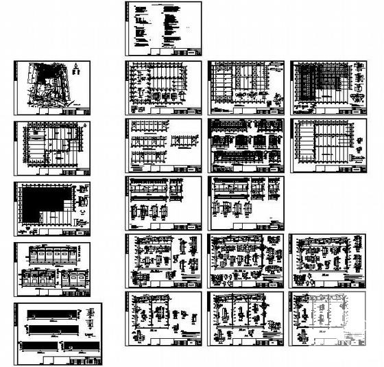 单层厂房建筑施工图 - 1