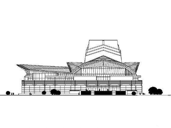 现代风格大剧院方案初设图纸 - 4