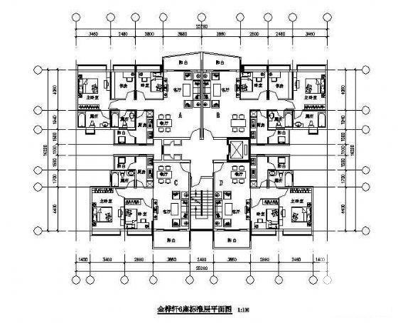 发展商十五个经典户型图纸 - 1