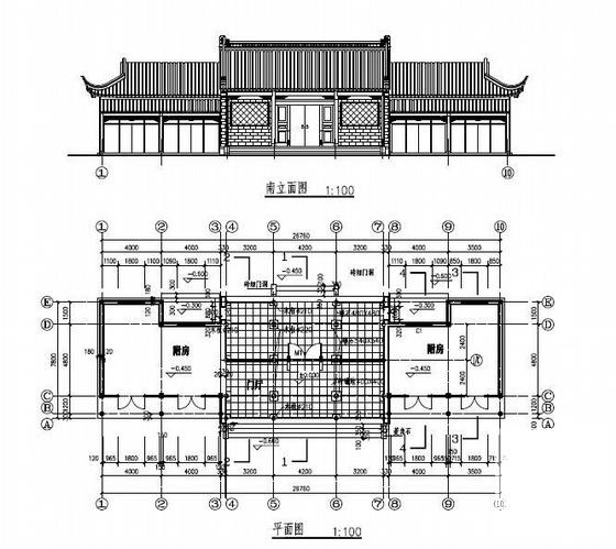 大门结构大样 - 1