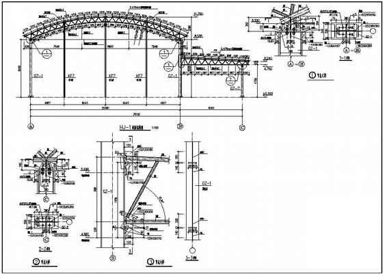 钢结构大棚设计图纸 - 3