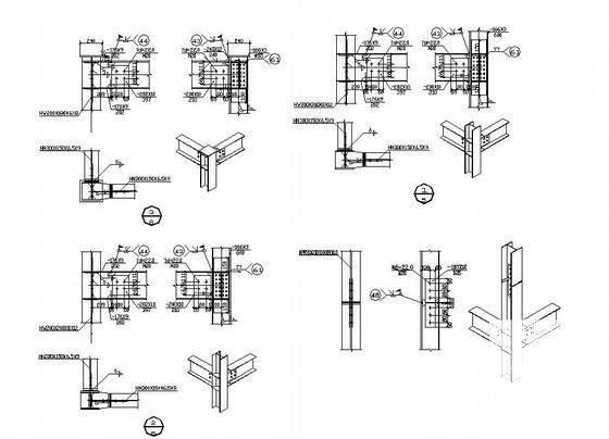 电梯钢结构施工图纸 - 3