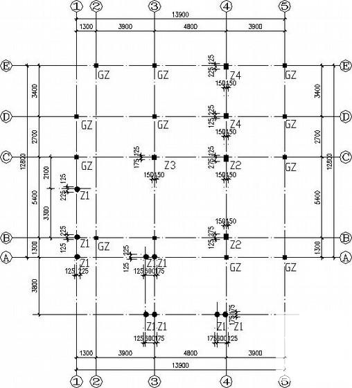 别墅建筑结构施工图 - 2