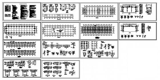 轻型钢结构厂房图纸 - 1