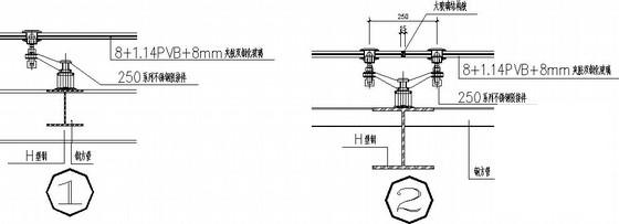 悬挑2.2米雨篷结构施工图纸 - 3