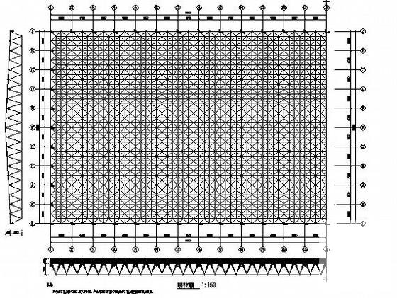 网架结构施工图纸 - 1