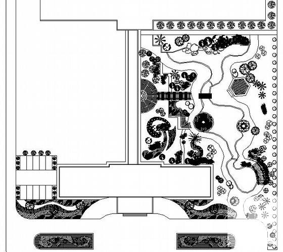 园林景观施工图纸 - 1