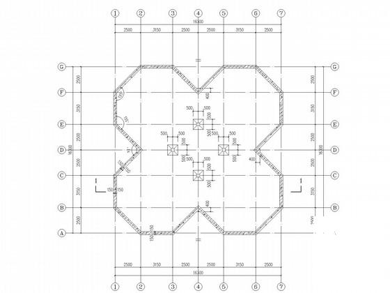 建筑施工结构图纸 - 1