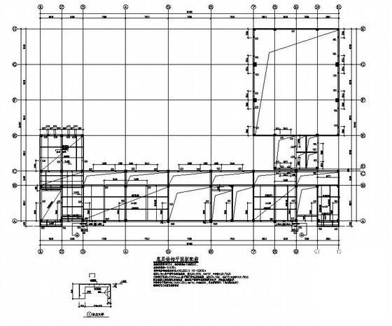 4层框架结构福利中心结构设计施工图纸 - 3