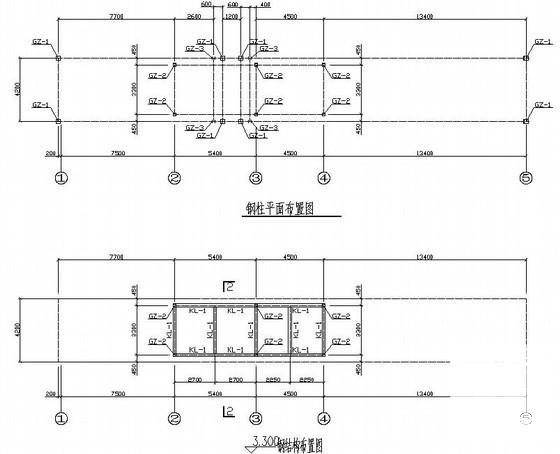 钢结构大门施工图 - 1