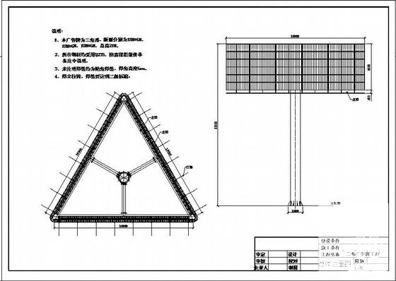 三角广告牌结构 - 1