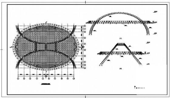 网球馆结构施工图纸，共22张 - 3