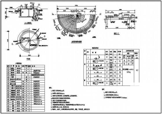 圆形水池结构施工图 - 1
